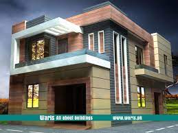 5 Marla House Front Design In Pakistan I 3d View Waris House Viewing House Front Design House