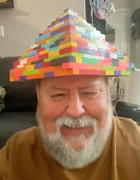 NEW LEGO FAN.. HERE IS MY FIRST EVER CREATION.. THE PYRAMID HAT..