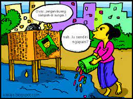 Bahkan ada beberapa film animasi yang suasana pemandangannya melekat dalam ingatan. Gambar Orang Lagi Membuang Sampah Kartun