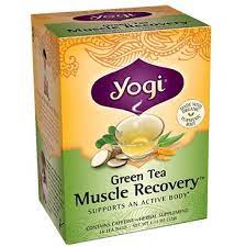 Yogi Tea Green Tea Muscle Recovery 16 Bag 3 Units Yogi Green Tea Green Tea Kombucha Yogi Tea
