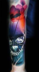 40 Aquarell Skull Tattoo Designs Fur Manner Bunte Tinte Ideen Mann Stil Tattoo Schadel Tattoo Rose Tattoo Ideen Armeltatowierungen