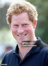 Prince Harry drives an F-Type Jaguar at the Jaguar Landrover driving...  News Photo