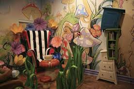 Alice In Wonderland Room For The Home Pinterest Alice In Wonderland Bedroom Alice In Wonderland Room Alice In Wonderland Theme