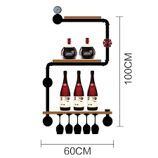 A bowmore islay single malt scotch whisky scotch whisky bottle display stand with space for five bottles. Metal Wood Wine Rack Wall Mounted Whisky Bottle Holder European Style Wine Rack Wine Bottle Display Stand Rack Organizer Buy At The Price Of 230 00 In Aliexpress Com Imall Com