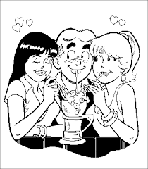 Archie comics digest magazine #47 full color 1981 betty & veronica. Betty And Veronica Coloring Pages Coloring Home
