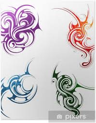 A majestic looking fire and water yin yang tattoos is the perfect choice here. Design Elements Fire Water Grass Wind Poster Pixers We Live To Change