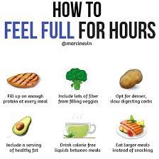 Are You Hungry An Hour After You Eat A Trainer Shares 6 Tips To Help You Feel Full How To Feel Full Nutrition Healthy Diet Plans
