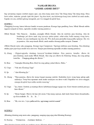 Dalam ilmu bahasa indonesia, teks atau kalimat eksposisi adalah salah satu jenis pengembangan kata dalam penulisan sebuah paragraf guna membeberkan kejelasan dari suatu pembahasan untuk menjadi paragraf yang lebih padat singkat dan akurat. Contoh Sandiwara Bahasa Jawa Aneka Macam Contoh