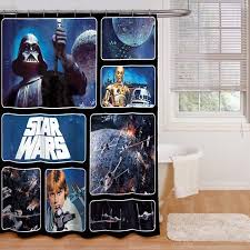 Star Wars Fabric Shower Curtain Walmart Com Star Wars Bathroom Star Wars Shower Curtain Star Wars Bathroom Decor
