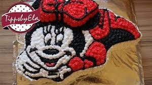 Minnie mouse geburtstagstorte rezept für eine motivtorte was leni liebt. Minnie Mouse Torte Video Rezepte