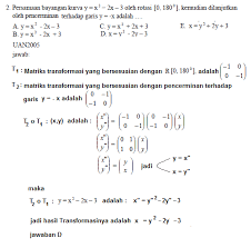 Contoh soal limit trigonometri terbaru kelas 11 12 from rumusrumus.com. Kumpulan Soal Translasi Matriks Dengan Persamaan Garis Masnurul