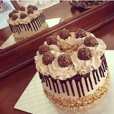 Layer Cake Ferrero Rocher Nora K Lemon And Coconut Cake Chocolate Cake Decoration Savoury Cake