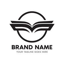 Black And White Logo Brand Name Book Logo With Circle And Modern Concept In 2020 Book Logo Circle Logos Logos