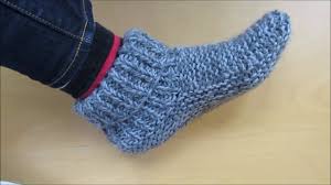 Slippers are soft and lightweight compared to other types of footwear. Knitting Adult Size Slippers With A French Accent Beginners Youtube