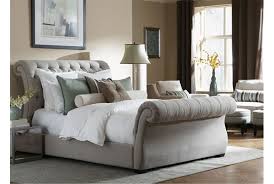 Photo gallerycharlotte upholstered queen sleigh bed. Shop Furniture Online Furniture Store Same Day Delivery Upholstered Sleigh Bed Sleigh Bed Master Bedroom King Upholstered Bed