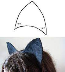 Printable Patterns Ear Headbands Diy Cat Ears Cat Ears Headband
