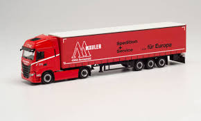 Check spelling or type a new query. Herpa 1 87 Iveco S Way Curtain Canvas Semitrailer Gustav Mauler