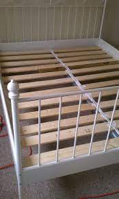 Check out our diy full size bed selection for the very best in unique or custom, handmade pieces from our beds & headboards shops. House Pour How To Cheat Ikea Sultan Bed Slats Bed Slats Diy Twin Bed Ikea Bed Slats