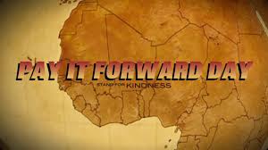 The concept is old, but the particular phrase may have been coined by lily hardy hammond in her 1916 book in the garden of delight. Pay It Forward Day