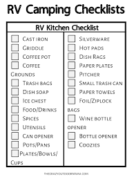 Check spelling or type a new query. The Ultimate Rv Camping Checklists 9 Free Printable Rv Checklist Pdfs