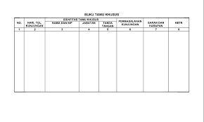 Format buku tamu ada yang berbentuk cetak maupun elektronik. Unduh Buku Tamu Khusus Perangkat Administrasi Tata Usaha Sekolah Tu Format Microsoft Word Doc Perangkat Akreditasi Sekolah