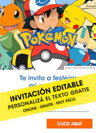 25 Invitaciones De Pokemon Pikachu Mewtwo Nuevas 2020 Gratis Para Editar Personalizar E Imprimir Invitaciones Editables Gratis Cabe mencionar que la mayoria de los disenos que presentaremos en este articulo es de canva, un programa en el cual puedes disenar y editar invitaciones de cumpleanos de 15 anos gratis… 25 invitaciones de pokemon pikachu