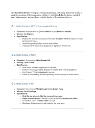 3 Delhi Durbars | PDF