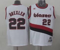 The nike trail blazers jersey comes in association, icon and statement styles, so practice in official on court portland designs. Cheap 2014 2015 Adidas Nba Portland Trail Blazers 22 Clyde Drexler New Revolution 30 Swingman White Jersey For Sale