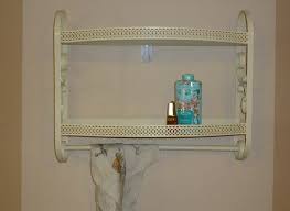 vintage metal bathroom shelf kitchen shelf accent shelf with towel bar mcm 1960 s metal bathroom shelf bathroom shelves towel bar