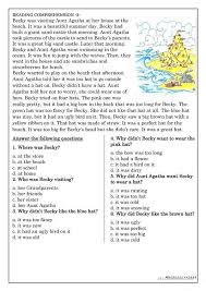 Reading Comprehension For Beginner And Elementary Students 3 English Esl Worksheets F In 2020 Esl Reading Comprehension Comprehension Exercises Reading Comprehension