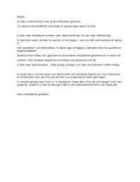 Motivatiebrief Studentenjob 16 Jaar Job Stuvia Be