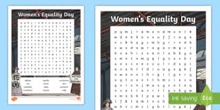 Neue angebote der top anbieter. Women S Equality Day Crossword Special Events And Holidays