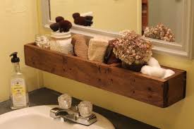 Reclaimed Wood Hanging Bathroom Shelf Wood Bathroom Organizer Over Sink Organizer Wood Crate Hanging Bathroom Shelves Bathroom Organisation Bathroom Shelves