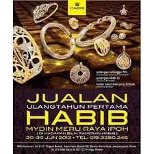 Habib jewels sdn bhd does not have any active jobs right now. Habib Jewels 1st Anniversary Sale Mydin Meru Raya Ipoh Anniversary Sale 1st Anniversary Jewels