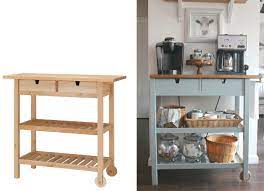 Feb 13, 2021 · a brilliant ikea hack, this waterfall kitchen island made from textured wood neatly tucks in another mini kitchen island with inlets and wheels. 7 Ikea Hacks For Your Kitchen That You Can Actually Do Bon Appetit