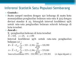 Di mana n = jumlah data. Contoh Soal Statistik Inferensial Dan Penyelesaiannya Sedang