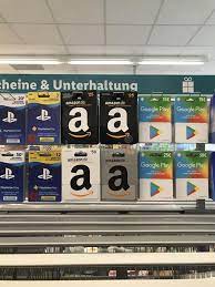 If you don't have a cvs pharmacy near you, there are several other chains that carry amazon cards too. Amazon Gift Cards Google Pay Gift Cards On Store Shelves Editorial Stock Image Image Of Internet Google 132478604