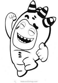With this oddbods coloring pages for kids, you can teach your preschool child to recognize colors. Neds Newt Coloring Pages Learny Kids