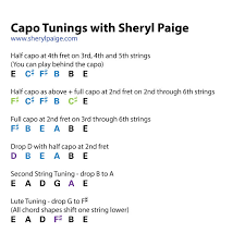 Music Space Episode 7 Guitar Capo Tips With Sheryl Paige