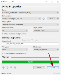 Cara Membuat Bootable Flashdisk Windows 10 Teknisit Com