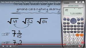 Faktor persekutuan terbesar dari persamaan ini adalah 2x. Cara Cepat Menghitung Akar Pangkat 2 Kuadrat Yang Bukan Bilangan Kuadrat Tanpa Kalkulator Youtube