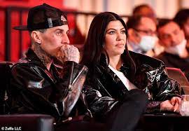 Kourtney Kardashian And Beau Travis Barker As They Attend Star Studded Ufc 260 Event In Las Vegas Daily Mail Online