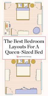 The idea is to keep every element sleek, yet impactful. Find Your Best Bedroom Layout With A Queen Sized Bed Small Room Layouts Master Bedroom Layout Small Bedroom Layout