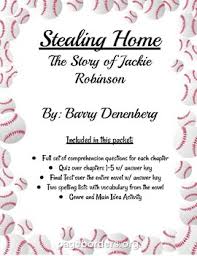 Stealing Home The Story Of Jackie Robinson Unit By Lindy Parkes