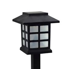 Kichler 22 1/2 high tannery bronze landscape path light. Pack Of 4 Mission Style Solar Powered Dusk To Dawn Lawn Outdoor Pathway Lighting Set Beautifulhalo Com