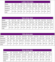 37 interpretive internation shoe size chart