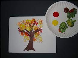 4 Fun Vegetable Print Art Project Ideas For Young Children Vegetable Painting Fall Tree Painting Vegetable Prints
