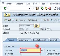 Production Order In Sap Pp Sap Order How To Plan