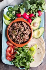 slow cooker mexican shredded beef the