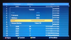 Receiver matrix lemon, matrix apple, matrix super ii, matrix java ii, matrix turbo… Cara Memasukkan Biss Key Di Receiver Tanaka T21 Merpati Hd